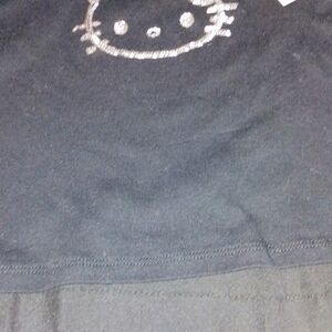 Hello Kitty Black Tank Top with Silver Accent